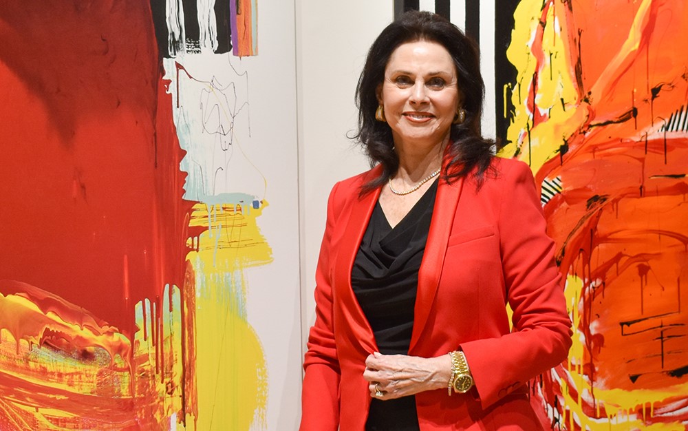 decorative image of mcCollough23 , Artist Susan McCollough has exhibited in Paris, Florence and now PSC 2020-02-07 08:13:53