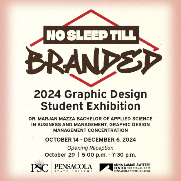 Branded decorative image of Branded , 2024 Graphic Design Student Exhibition | No Sleep Till Branded 2024-09-25 07:31:00